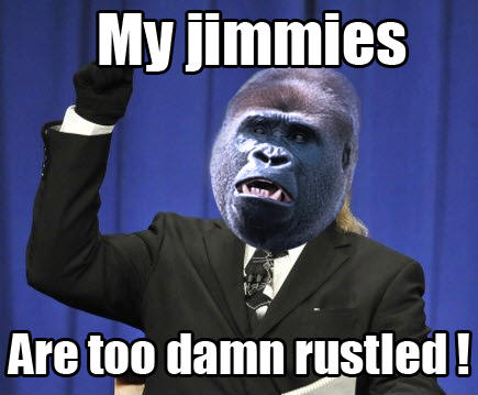 My jimmies are too damn rustled
