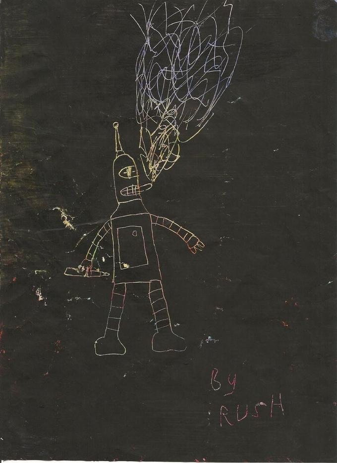 Scratchboard of Bender 