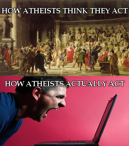 Reality versus Atheists