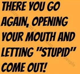 Letting Stupid Come Out