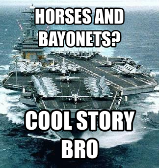 Irritated Aircraft Carrier