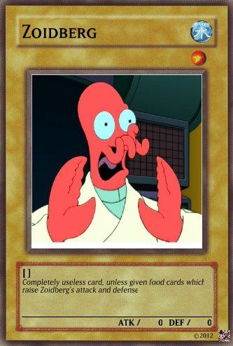 zoidberg yu gi oh card futurama know your meme christmas trap remixes