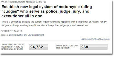 Judges on Motorcycles