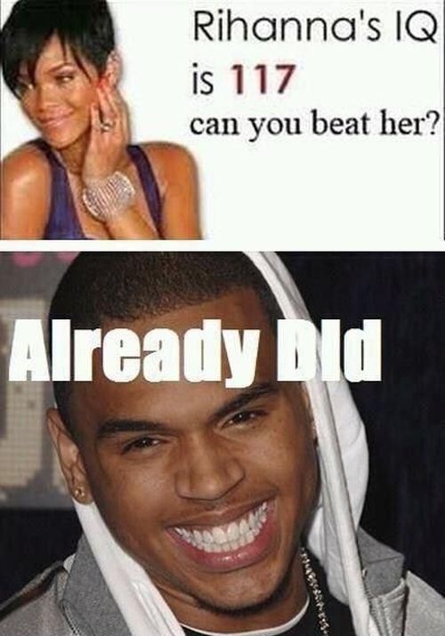Already beat her