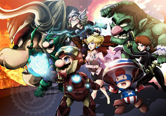 Avengers - Super Mario style