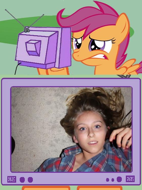 Scootaloo wishes she was human