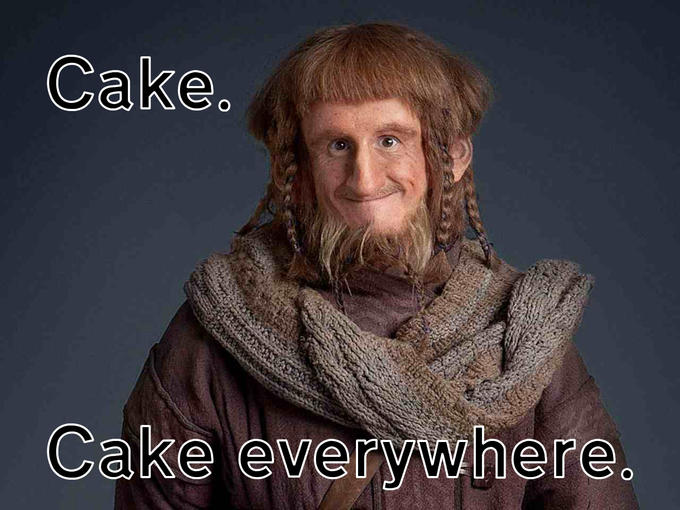 Cake. Cake Everywhere
