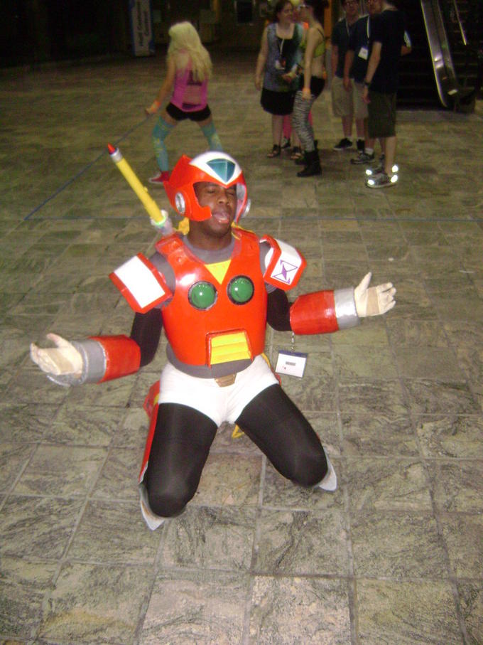 Zero Cosplayer mourning the loss
