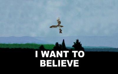 i want to believe