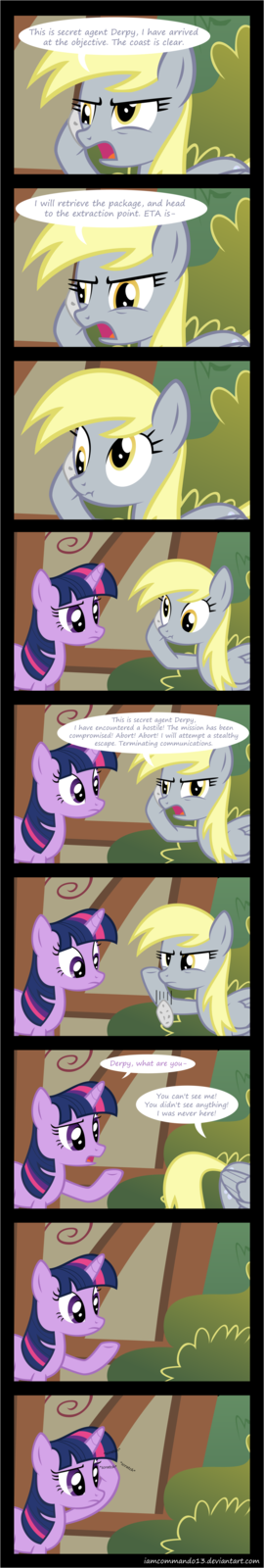 Secret Agent Derpy