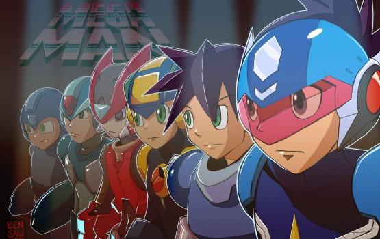 All Mega Man main heroes