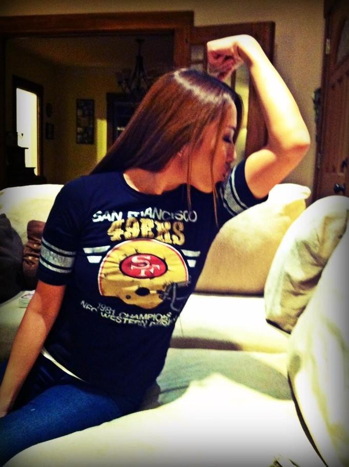 Some 49er fangirl trying to look cool