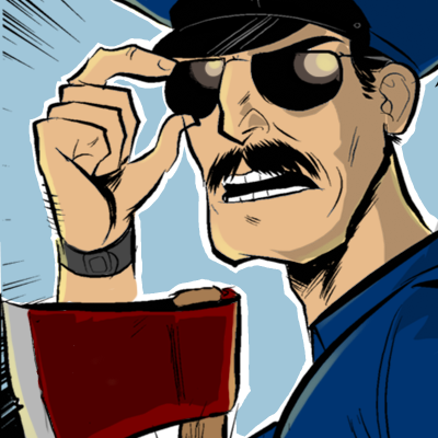 Axe Cop close up