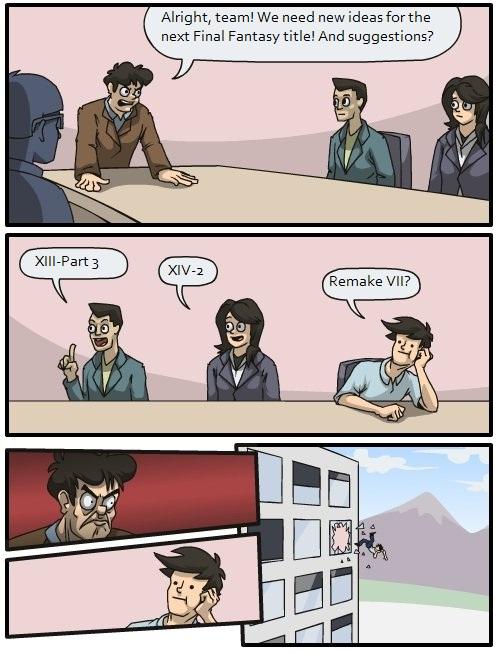 Boardroom Suggestion Final Fantasy