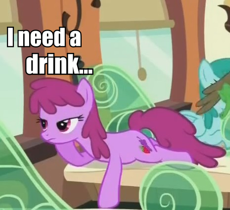Sorry Berry, this is a Dry Train.