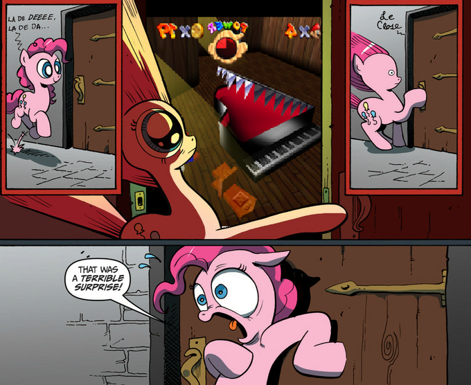 That piano always freaks me out.