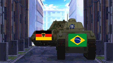 germany und panzer world cup semfinal brazil vs
