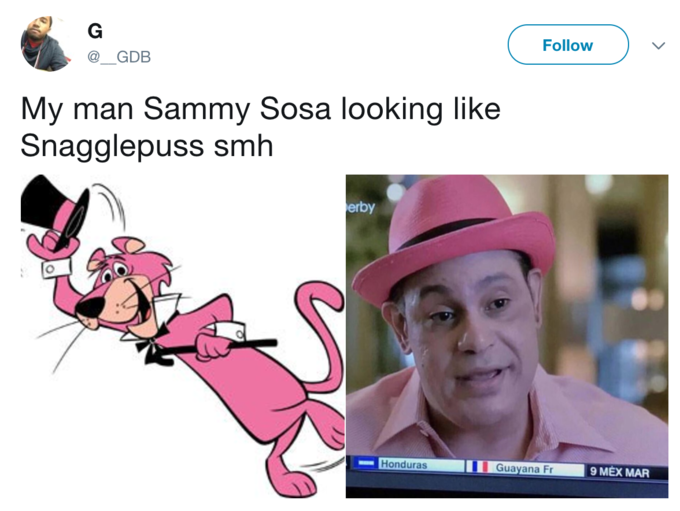 Sammy Sosa's Bleached Skin | Know Your Meme 806 - Sammy Sosa's Bleached Skin | Know Your Meme