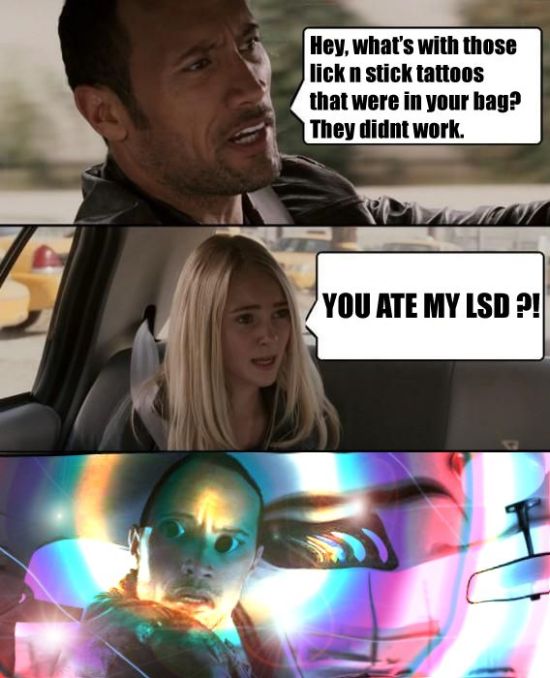 the rock meme